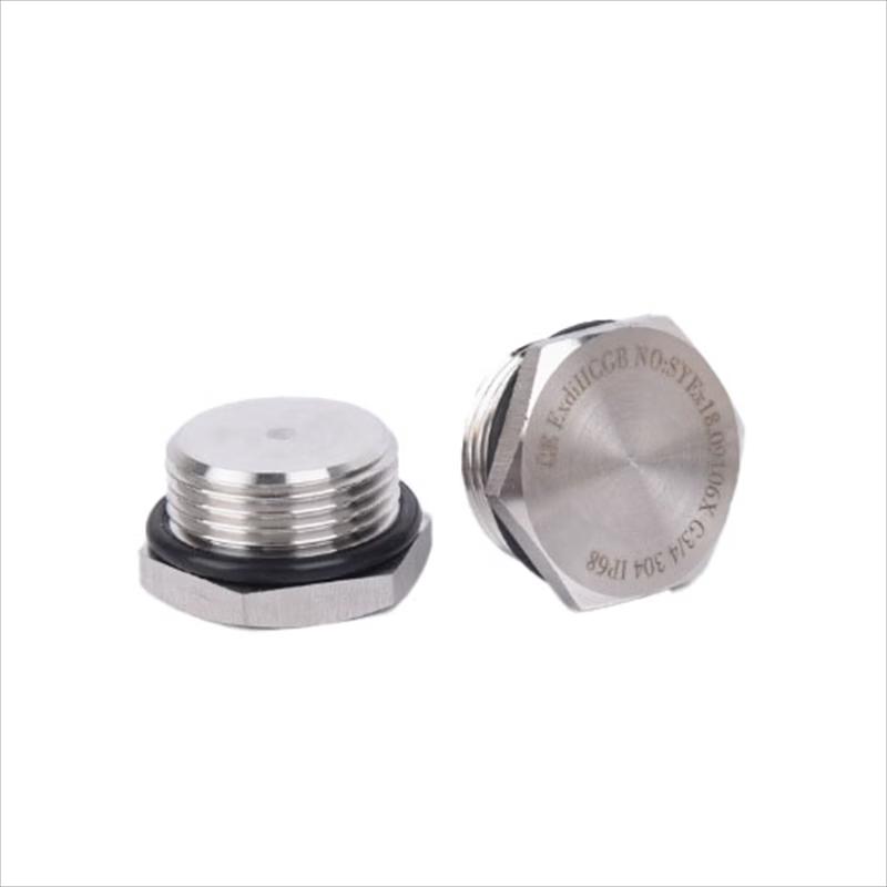 Lilang SS304 Hexagonal Solid Threaded Plug, M20x1.5