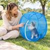 Indoor Kätzchen Spielgehege Pop-Up Rollbares Katzengehege, Faltbares Outdoor Katzengehege Spielgehege, Atmungsaktives Netz Haustier Tragbares Schutzhaus Kugelkäfig mit