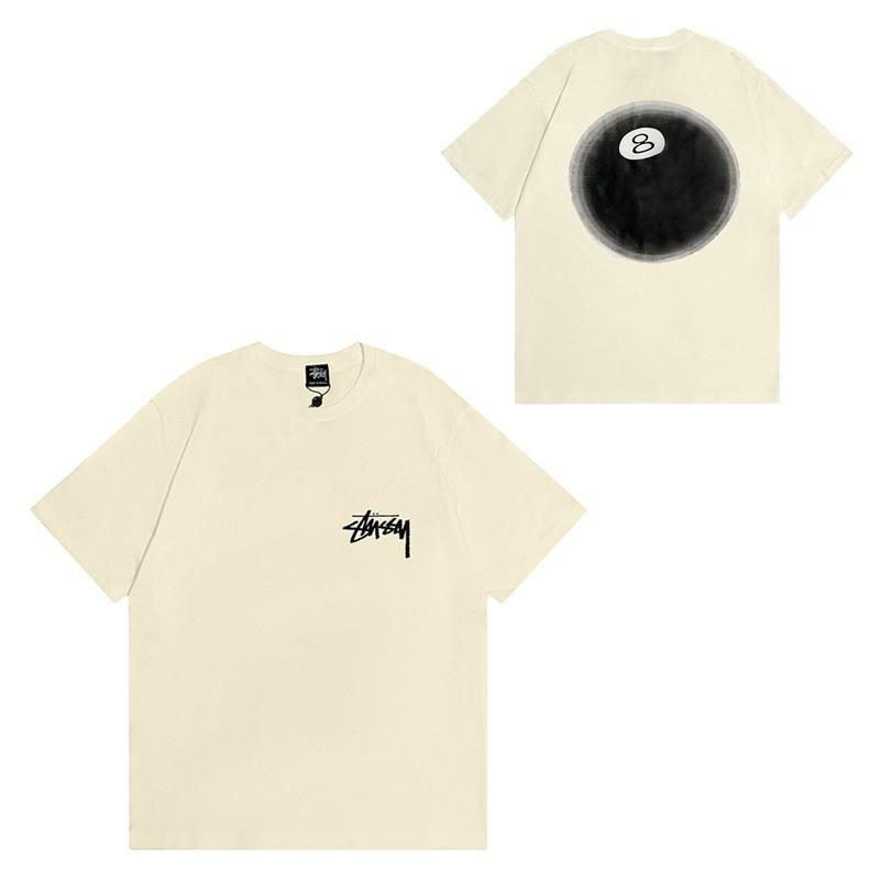 Camiseta de Algodón Streetwear para Hombre y Mujer Corte Holgado Manga Corta Camiseta Gráfica Casual Unisex Cuello Redondo