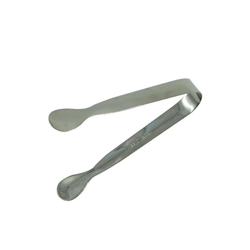 Multicolor Stainless Steel Clip Ice Tong Bread Food BBQ Clip Barbecue Clip Cube Sugar Ice Tongs Tool Bar Kitchen Utensils
