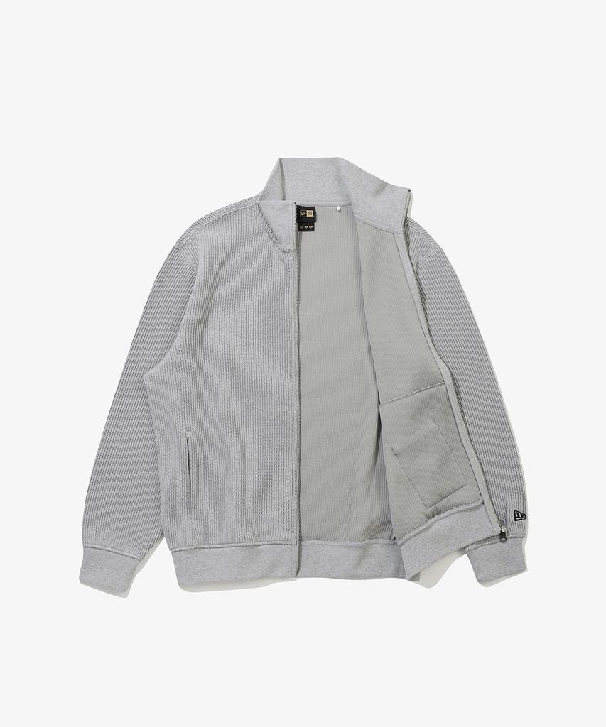 New Era [Black Label] Zip-Up Jacket Heather Grey 14954697