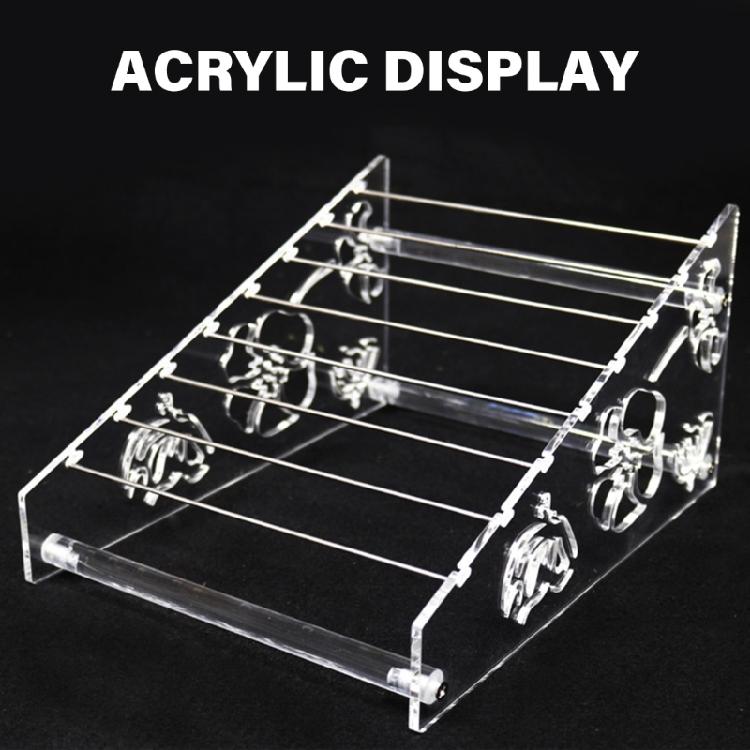 Acrylic Bead Storage Rack Multilayered Acrylic Bead Display Shelf Jewelry Storage Holder Rack for Home Use