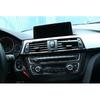 For BMW 3 4 Series GT 2013- Real Carbon Fiber One-Click Startup Cover Trim