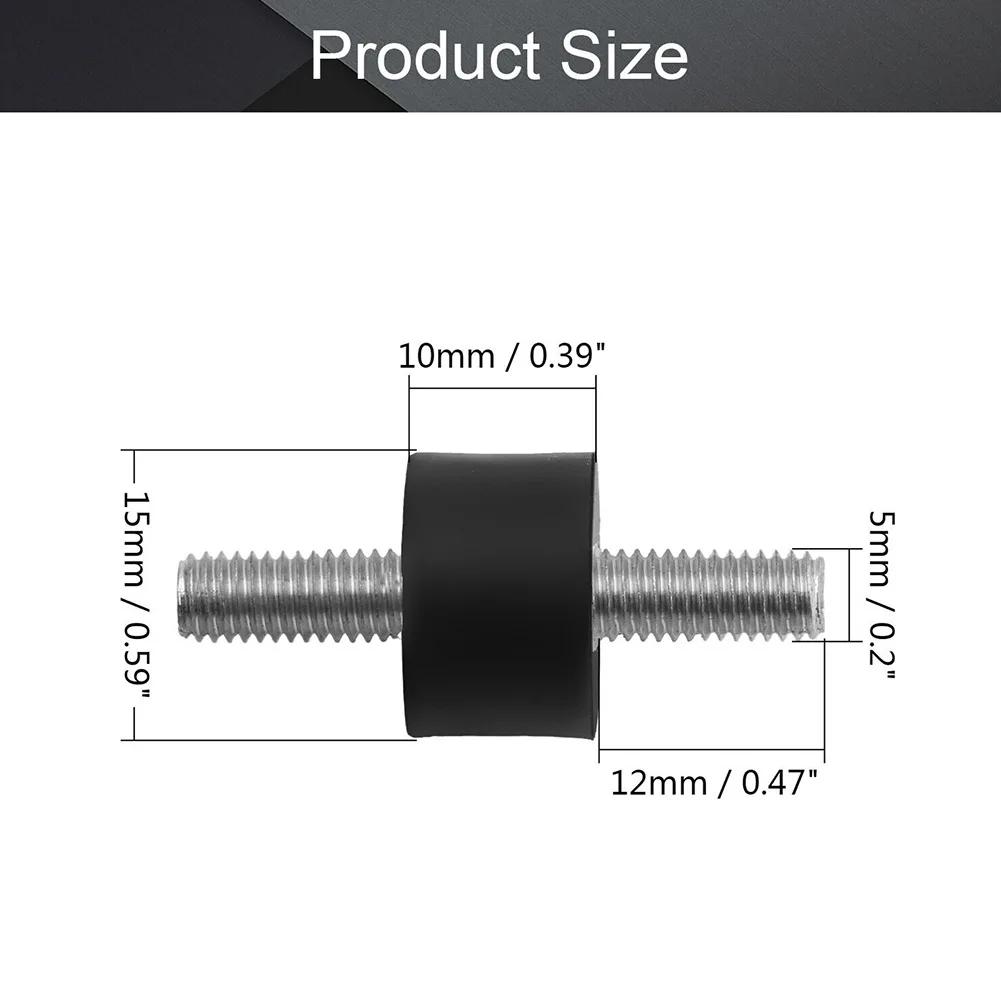 Rubber Vibration Isolator Mount Male Anti M3 M5 M6 Car Bobbin Isolator Damperm Herramientas Ferramentas Parafusadeira