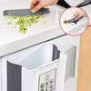 Wall-Mounted Folding Trash Can Kitchen Cabinet Door Hanging Trash Can Bathroom Trash Storage Rack Car Folding Trash Can Trash Storage Tool