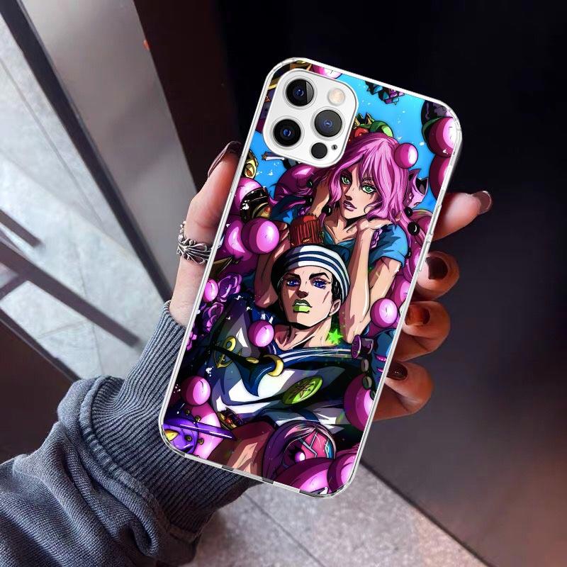 JoJo's Bizarre Adventure Cool Phone Case For iPhone 17 Air 16 15 Pro Max 14 Plus 13 Mini 12 11 Cover 7 8 SE Silicone Shell Print