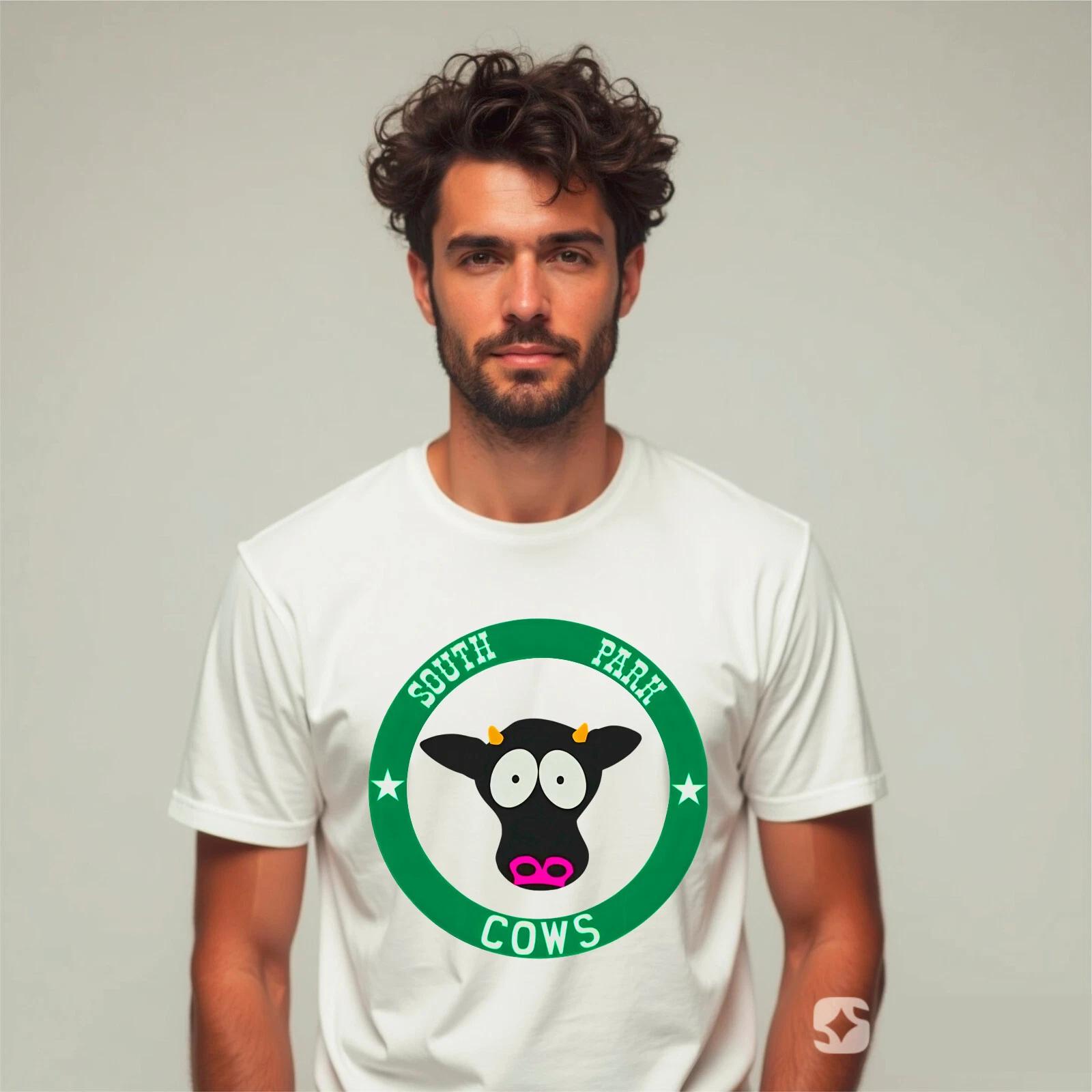 Go Cows South Park Inspired Men s Streetwear 100% Cotton Gift Tee T-Shirt 2XL