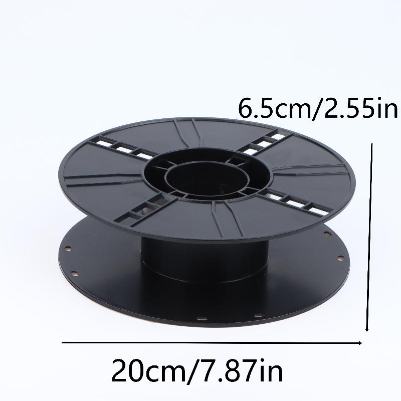Plastic Wire Spool Extension Cord Storage Reel Small Cable Spool Cord Winder For Camping Caravan Motorhome Black Wire Management