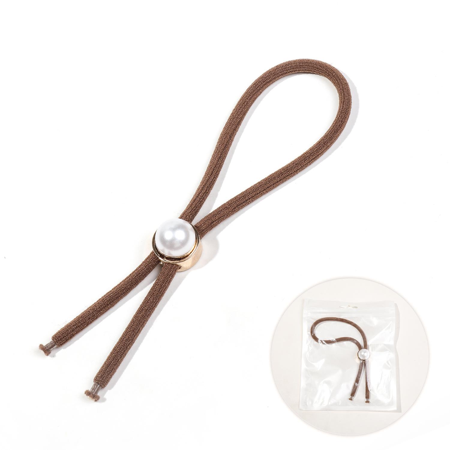 

Аксессуары для волос Стайлинг Жемчужные регулируемые резинки для волос Резинки для волос Тюрбан Повязка на голову Конский хвост Дреды Длинные эластичные резинки для волос