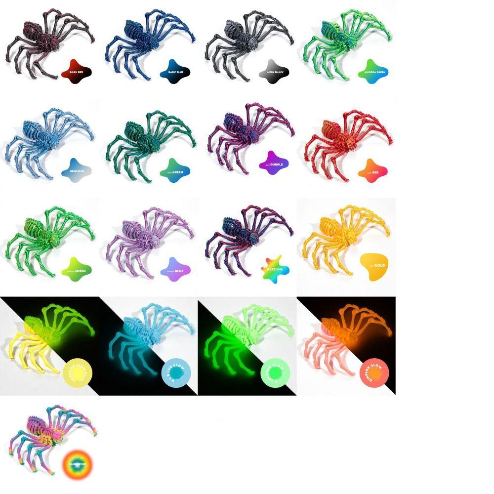 Movable 3D Joint Movable Spider 5 Colors Animal Simulation Model New Spider Desktop Ornaments