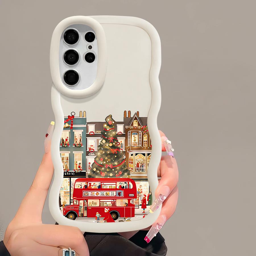 

Christmas Winter Scenery Soft Phone Cover Case for Samsung Galaxy S24 S20 FE S23 Plus A26 S25 S21 A25 S22 Ultra A35 A55 A34 A36 Galaxy S23+
