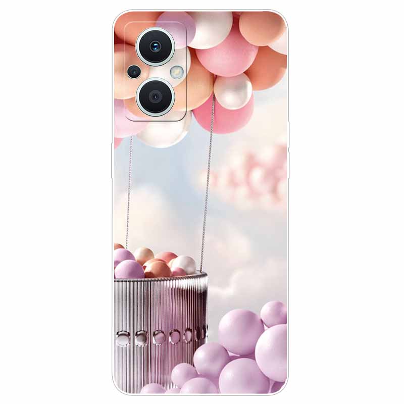 Soft Case for Reno8 Lite Cover Print TPU Silicone Clear Funda Cases for OPPO Reno 8 Lite 5G Case Reno8Lite Slim Landscape Cat