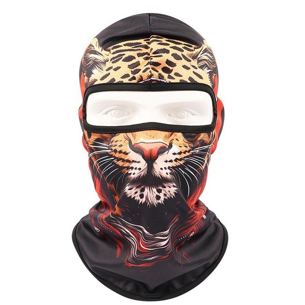 3D Printed Animal Pattern Funny Ski Mask Full Coverage Novelty Headwear  For Men Woman