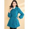 Kebeier Women's Irregular Design Padded Wool Blend Winter Coat
