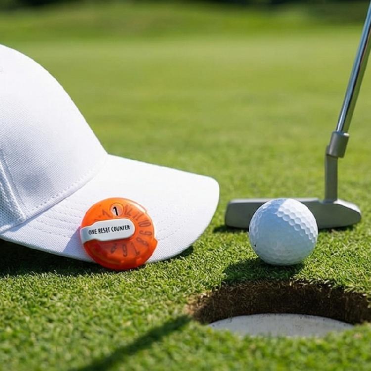 Golf Score Counter Gloves Caps Clip Small Golf Scoring Strokes Device With Touches Reset Clip for Accurate Results