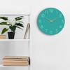Simple wooden silent wall clock for home, living room, bedroom, and home decoration