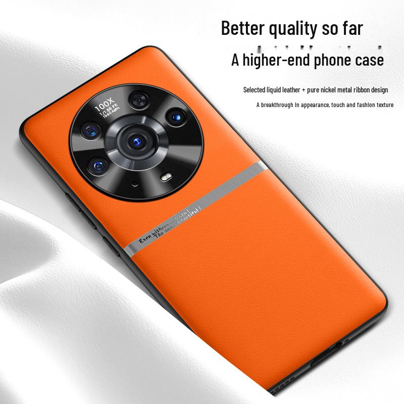 Protective liquid leather shell for Honor Magic 3 Pro – anti-fall cover in one piece