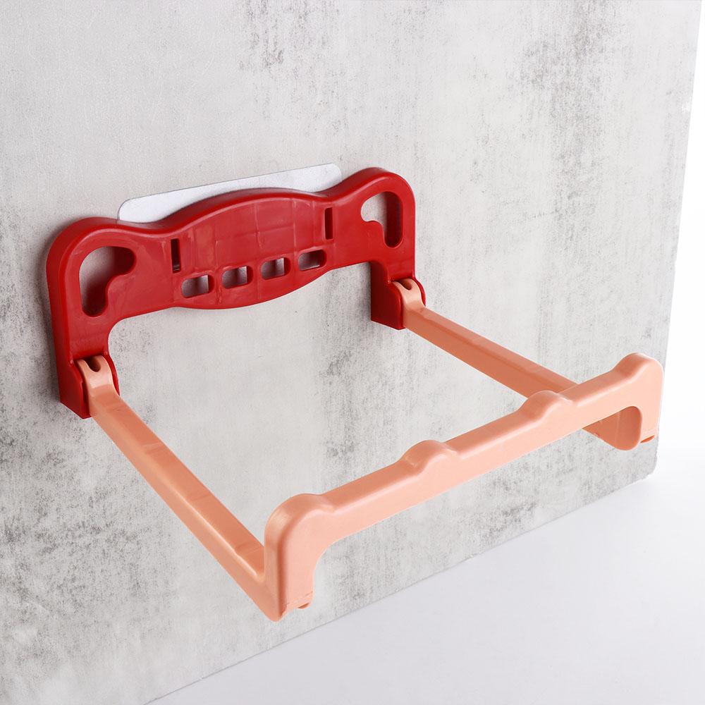 Adhesive Practical Wall-Mounted Pot Lid Rack Washbasin Shelf Wash Basin Hook Storage Rack