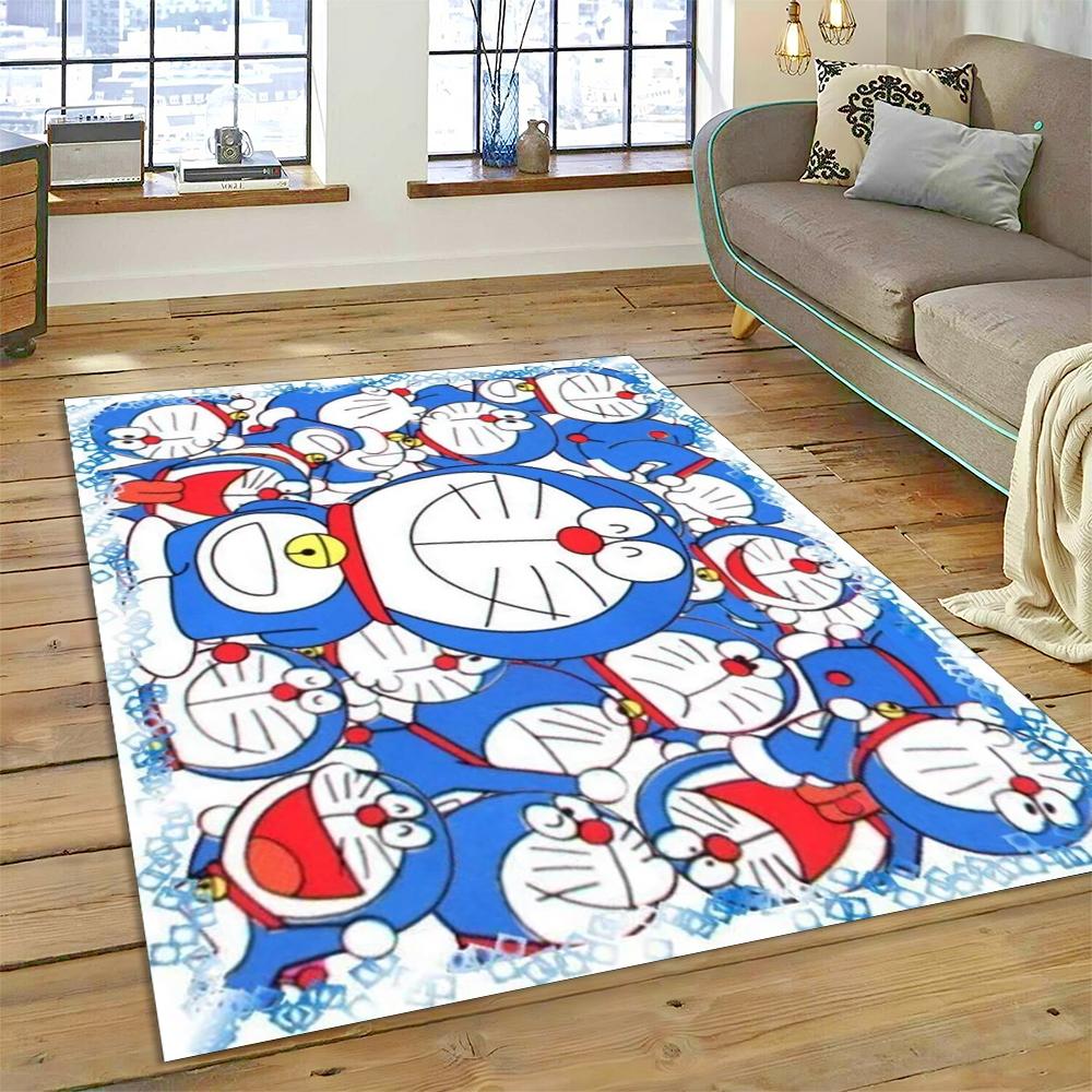 3D D-Doraemon Cartoon Dream Carpet Rug for Living Room Bedroom Home Sofa Decoration,Kids Play Non-slip Floor Mat