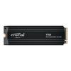 Internal Gaming SSD with Premium Heatsink - CRUCIAL - T705 SSD 2TB PCIe Gen5 NVMe M.2 (2024) - CT2000T705SSD5