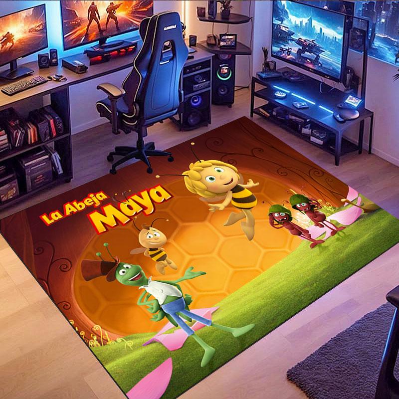 Maya the Bee Rug , suitable for living room, bedroom, game room, computer room and home décor.