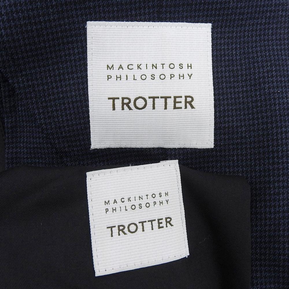 MACKINTOSH PHILOSOPHY Мужской костюмный комплект Houndstooth Trotter, темно-синий, размер 38R, размер 40, комплект костюма 38R/40, темно-синий, б/у