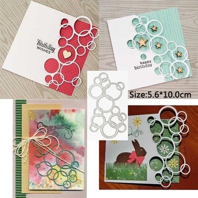 Metal Cutting Dies Stencils Bubble Circle for DIY Scrapbooking Photo Album Decorative Embossing DIY Paper Cards