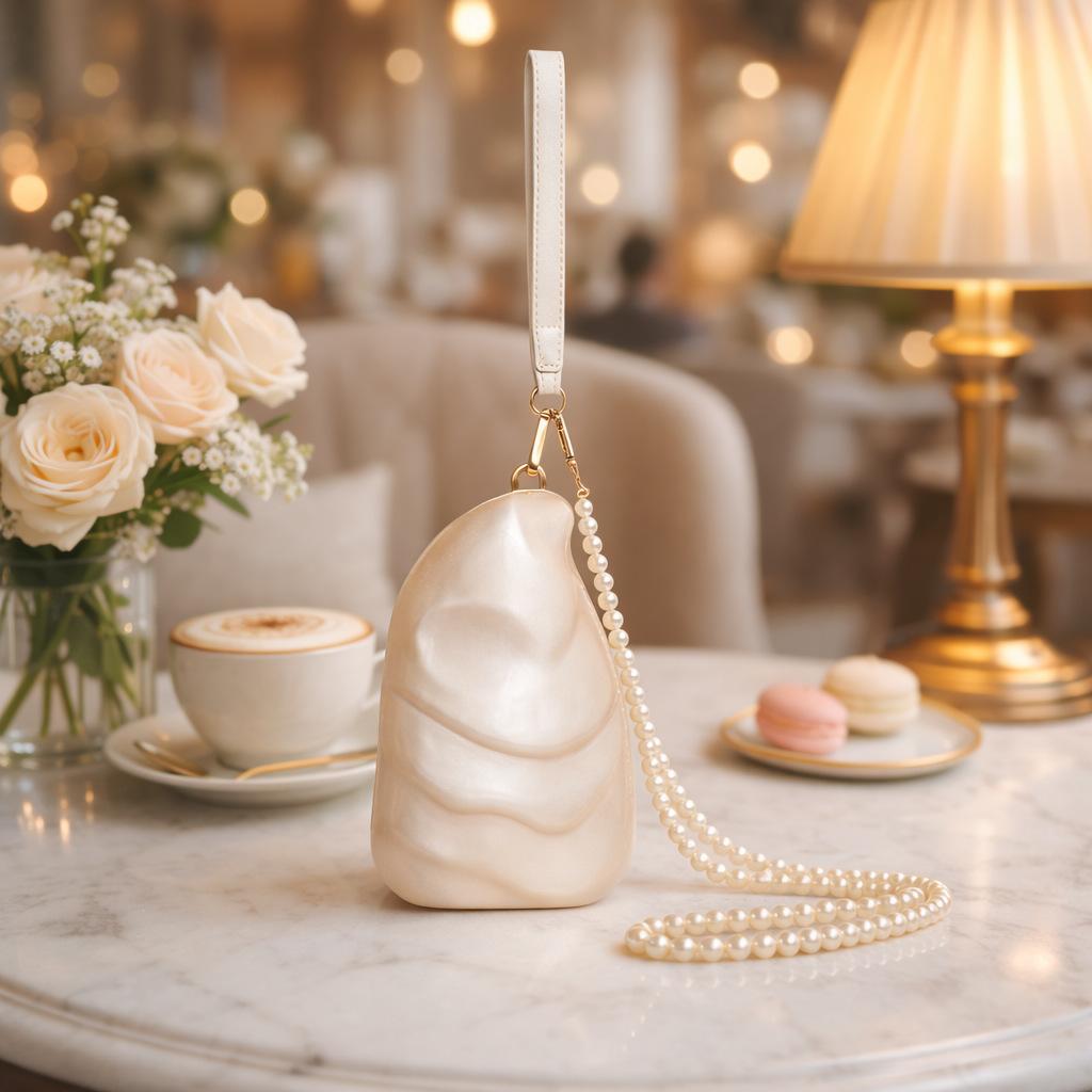 

Ladies Acrylic Dinner Bag One Shoulder Diagonal Cross Wedding Banquet Clutch Bag Chain Bag Crossbody