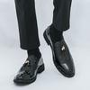 Fashion Luxury Business Formal Leather Shoes Gold Men's Casual Slip-On Oxford Fashion Pointed Office Shoes Patent Leather Tassel Shoes