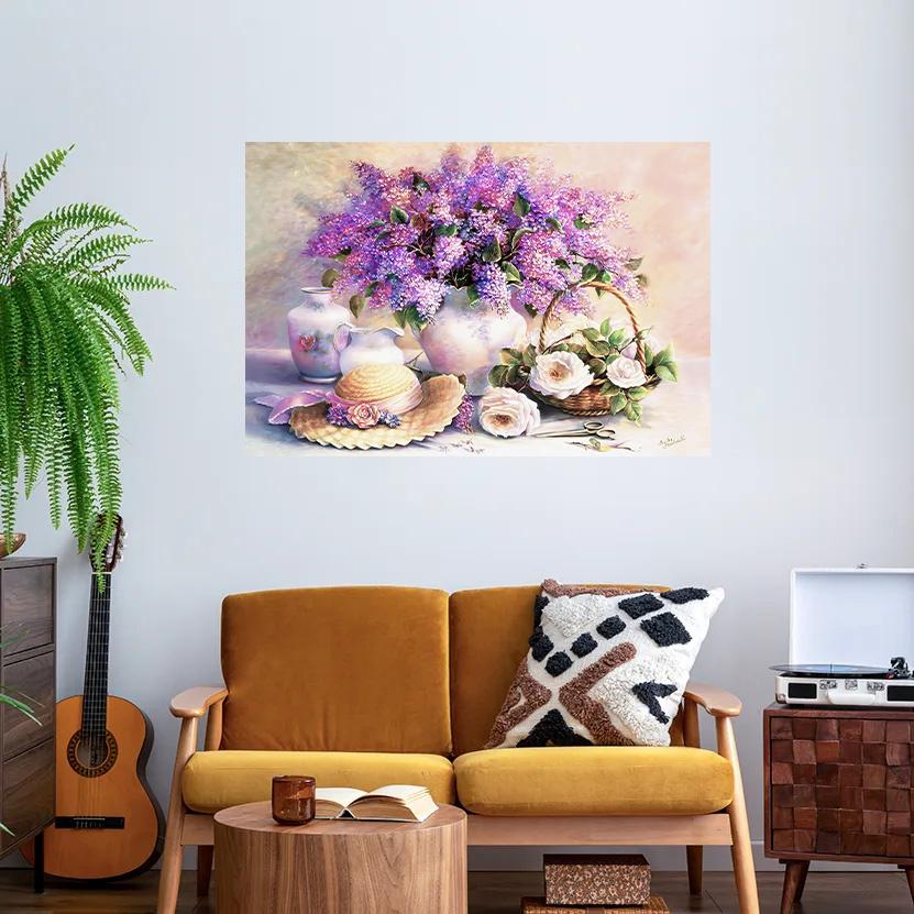 Watercolor Beautiful Flowers Wall Art Canvas Paintings Modern Aesthetic Landscape Minimalist Poster Pictures Living Room Home Decor