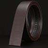 3.5 Wide Retro First Layer Cowhide Men'S Belt Automatic Buckle Body Waist Belt Men'S Leather Belt Men'S Buckle Head