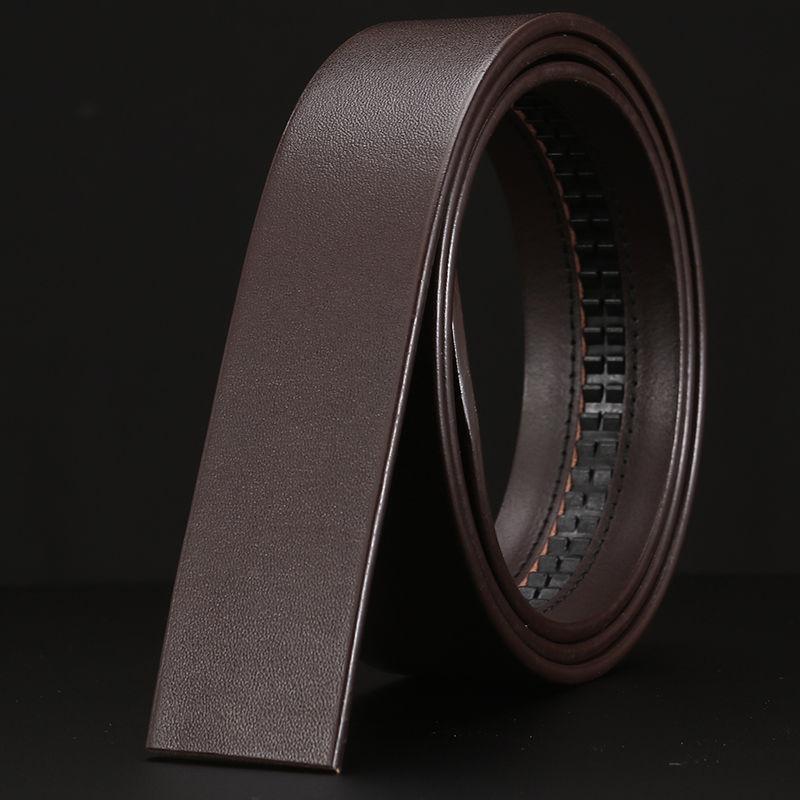 3.5 Wide Retro First Layer Cowhide Men'S Belt Automatic Buckle Body Waist Belt Men'S Leather Belt Men'S Buckle Head