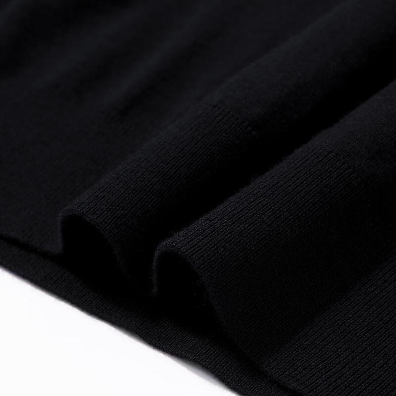 LUOZ Men's Wool Blend Round Neck Sweater