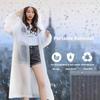 Unisex Long Heavy Duty Raincoat - Full Body Anti-Storm Rain Gear with Sleeves, Thick Hooded Poncho for Adults Outdoor