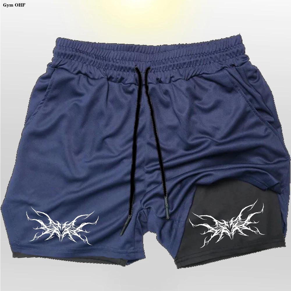 Graphic Shorts Pants Double-Layer Boxing Muay Thai Kickboxing Training 3D Print Gym Sport Workout Fitness Cosplay Unisex Men Women