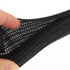 1Pcs 8~32Mm Self-Closed Insulated Sheath 1 Meter Pet Braided Cable Sleeve High Protection Wear Resistant Wire Organizer Sleeving