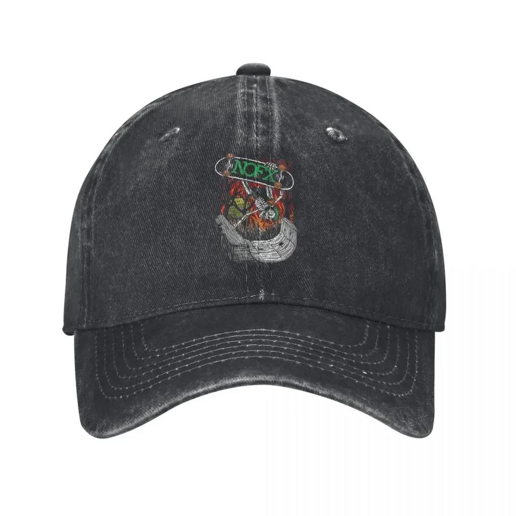 Lässige Nofx Söldner Vom Ufo Baseballkappe Unisex Abgenutzte Baumwolle Snapback Mütze Punk Rock Band Outdoor Verstellbare Hüte