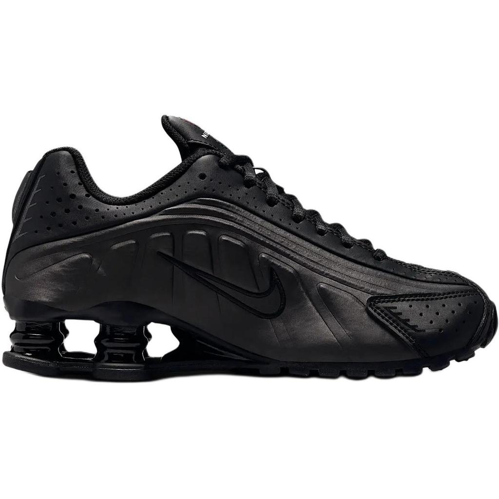 Nike Sneakers Shox R4 GS Triple Black Bambino Bright-Crimson CW2626-003