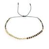 Trendy Deep Blue & Gold Rice Bead Pearl Hand Bracelet: Niche Design Women's Fashion Accessory