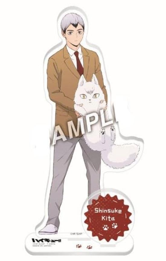 

Haikyuu Акриловый стенд Кита Шинске Инаризаки Играющий талисман Официальные товары