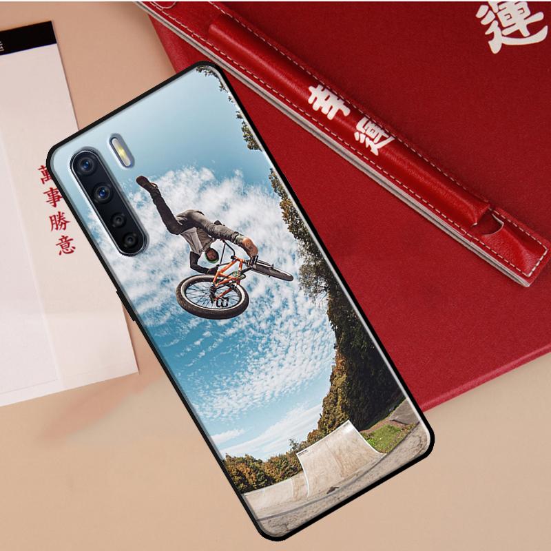 BMX Bike Extreme Sport Case For Oppo A60 A98 A58 A78 A18 A38 A80 A40 A77 A57 A17 A74 A54 A94 A96 A76 A16 A15 A5 Pro