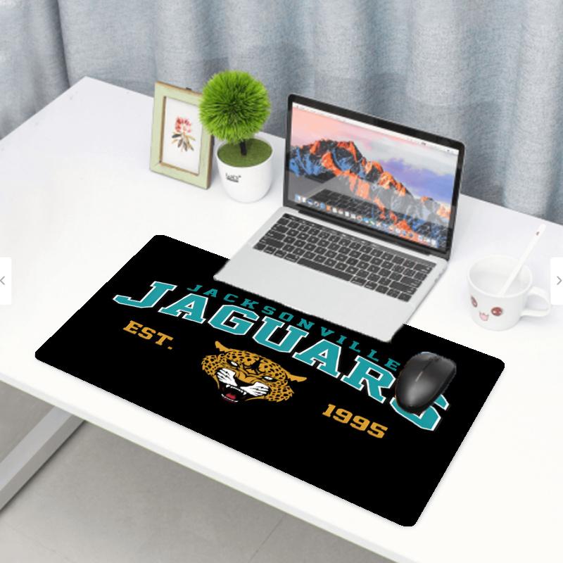 Jacksonville Jaguars Print Mouse Pad, Anti‑Slip Desktop keyboard Mat, for PC Laptop Gaming Working Daily Use, Cool Festival Birthday Gift