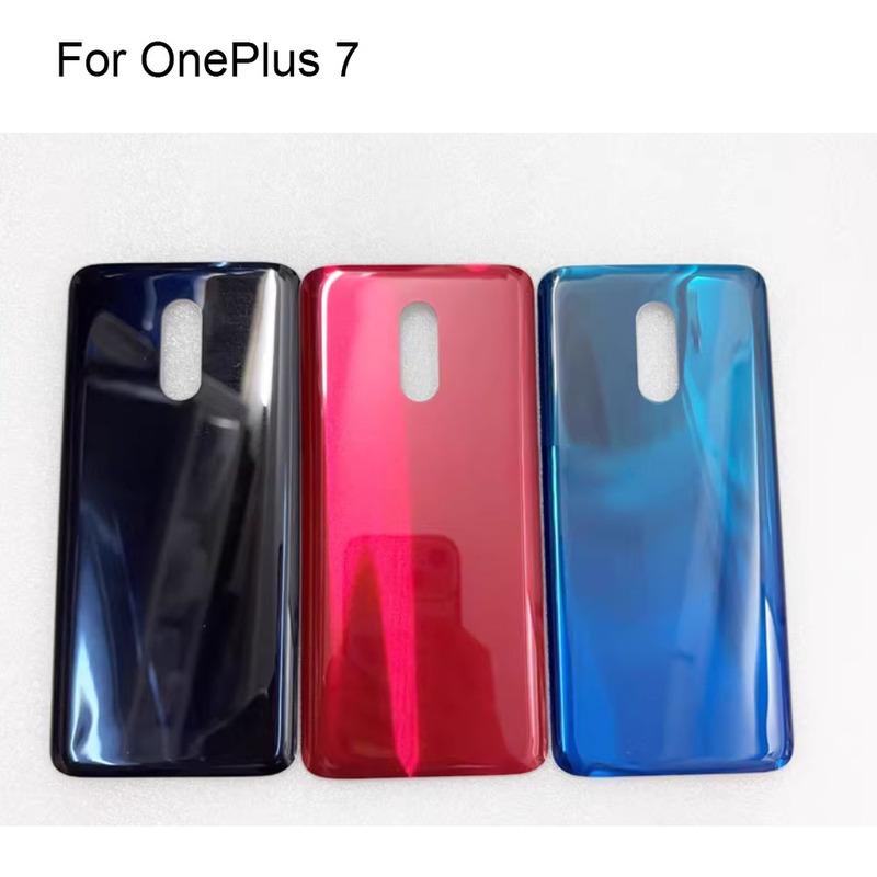 100%New Battery Back Rear Cover Door Housing For OnePlus 7 Battery Back Cover For OnePlus 7 Pro 1+ 7 Replacement