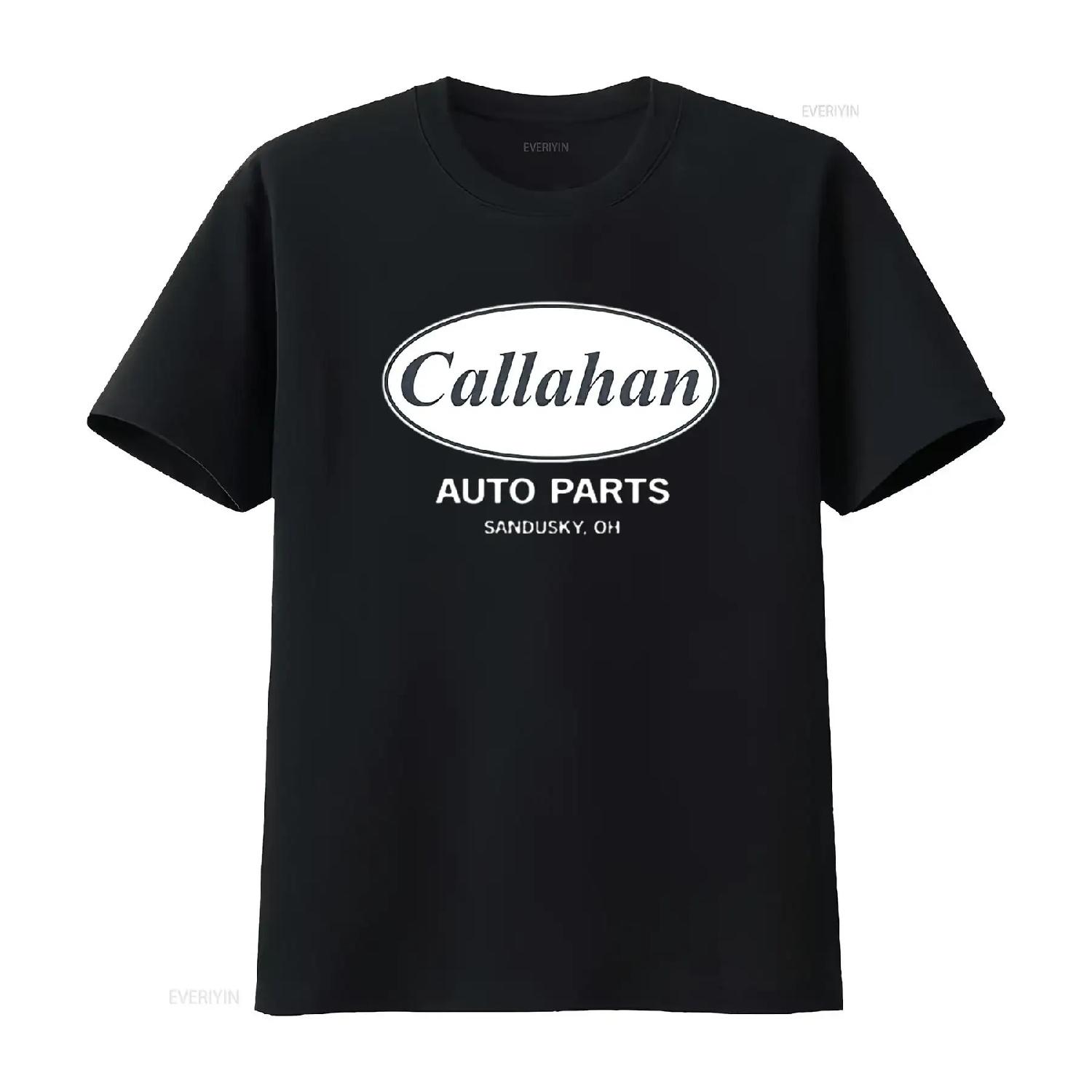 Callahan Auto Parts T Shirt Funny Novelty Black vintage Washed Stretched Slightly Unisex graphic designer clothes Casual Soft S