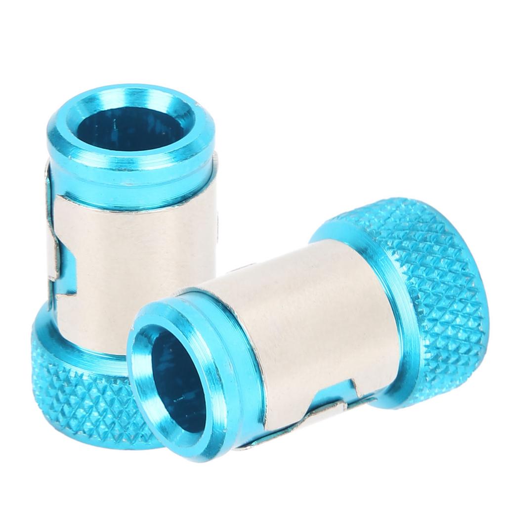 2Pcs Magnetizer Ring Universal Metric 1 4inch Magnetic Steel Screwdriver Bits AccessoriesLake Blue