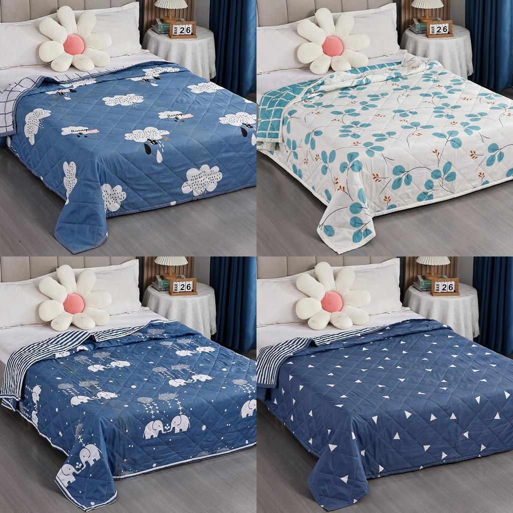 Summer Plant Animal Pattern Prints Duvet Quilt Bedding For Student Washable Room