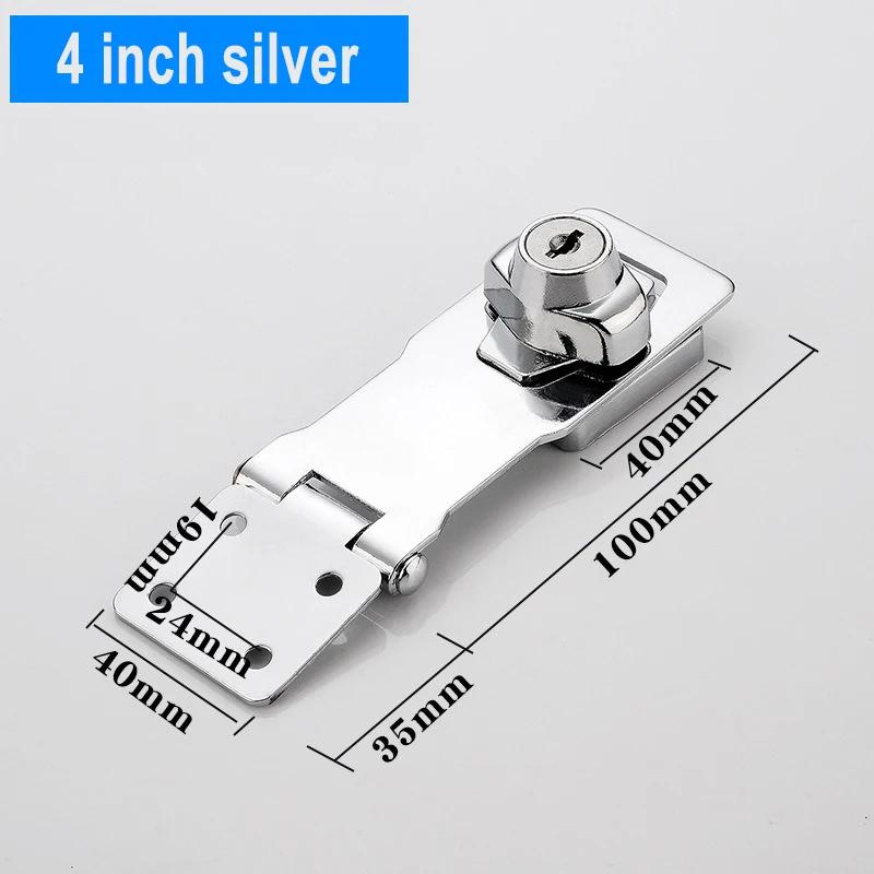 Keyed Hasp Locks Cabinet Locks with Keys,Twist Knob Keyed Locking Hasp,for Drawer,Cabinets Suitable for Use in Various Cabinets