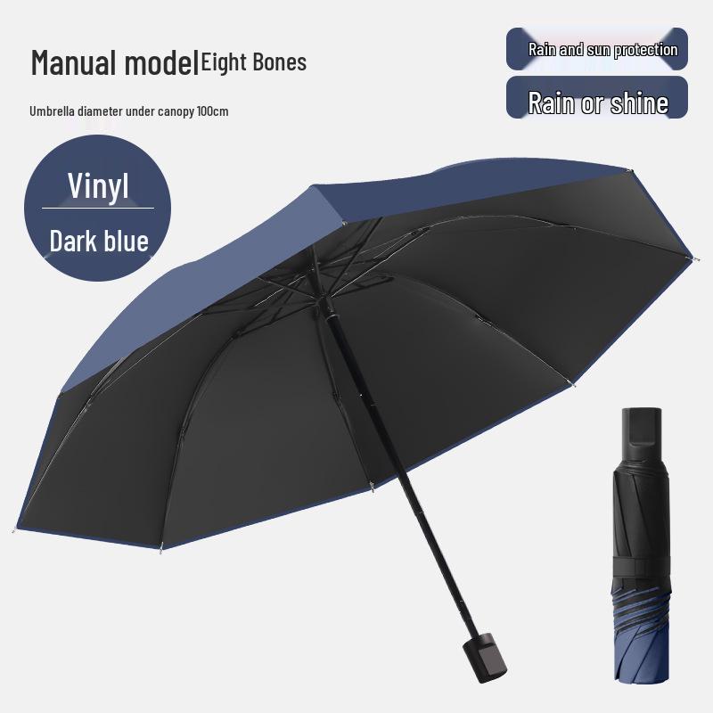 24-Bone Automatic Folding Umbrella: High-End, Sun & Rain Dual-Use, UV Protection for Men & Women