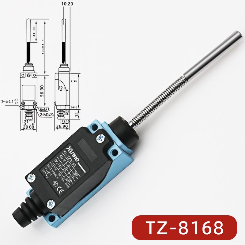 Limit Micro Switch TZ-ME8108 Series: Models 8104, 8107, 9101, 8111, 8112, 8166