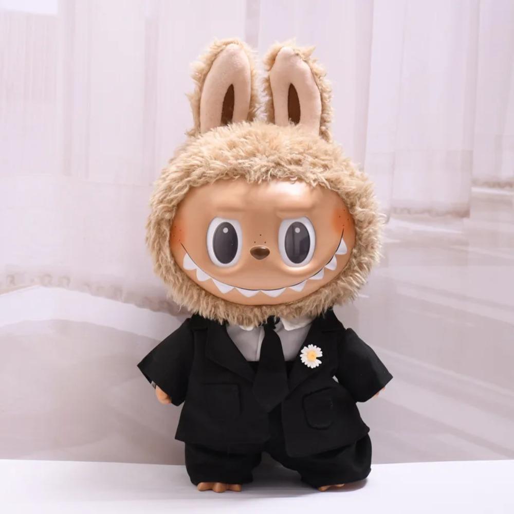 

1Set 38cm Labubu Doll Clothing Suit Jacket and Wedding Dress Set Dolls Accessories Changing Dress Playing House Game Gift Toys no doll